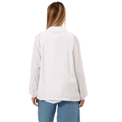 VERA MAY ITALIAN WHITE VISCOSE TOP 6395