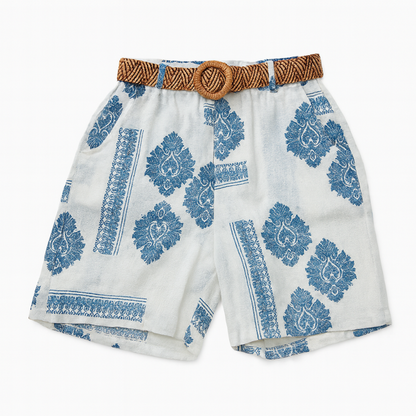 6398 JEANS ITALIAN LINEN SHORTS