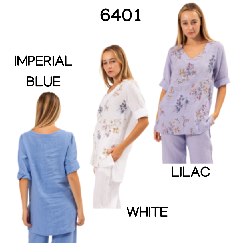 ITALIAN LINEN TOP