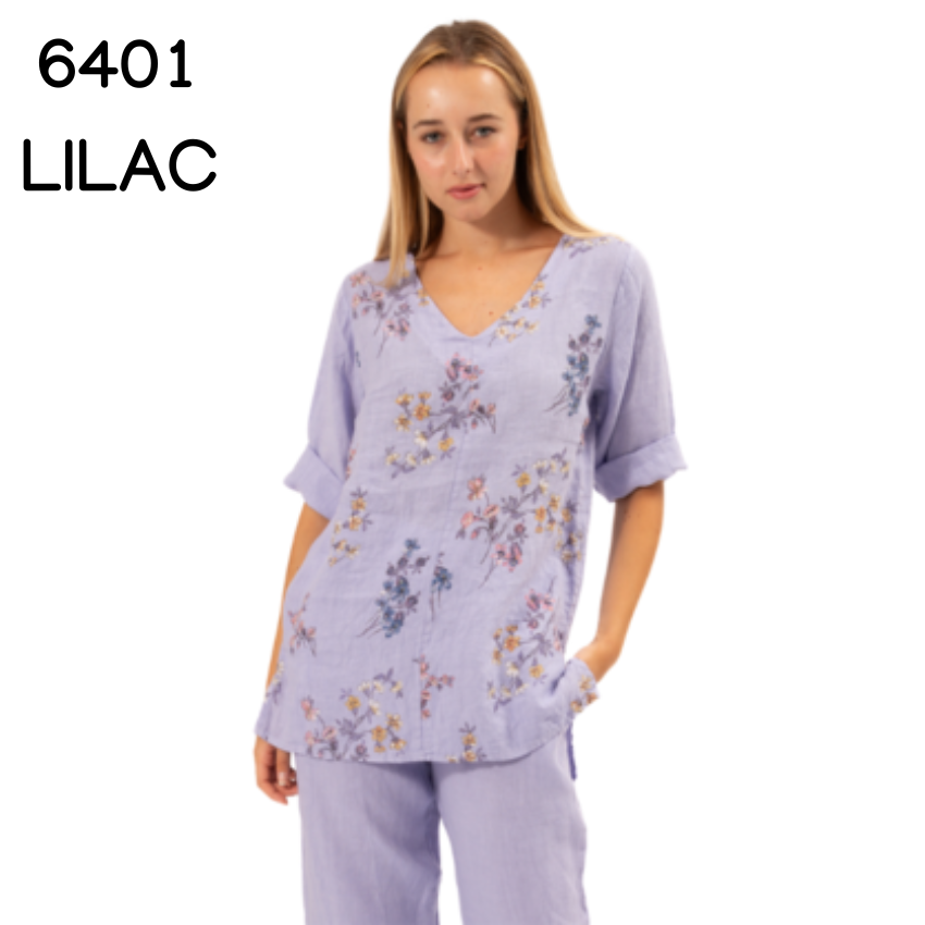 ITALIAN LINEN TOP