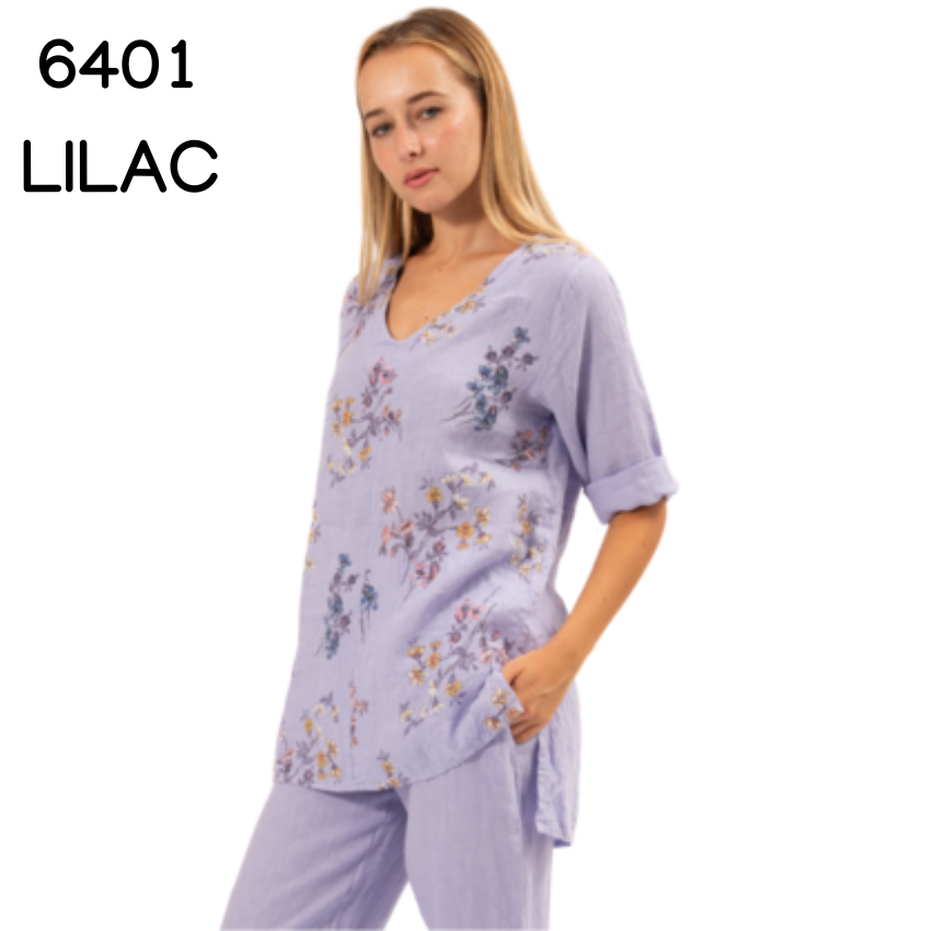 ITALIAN LINEN TOP