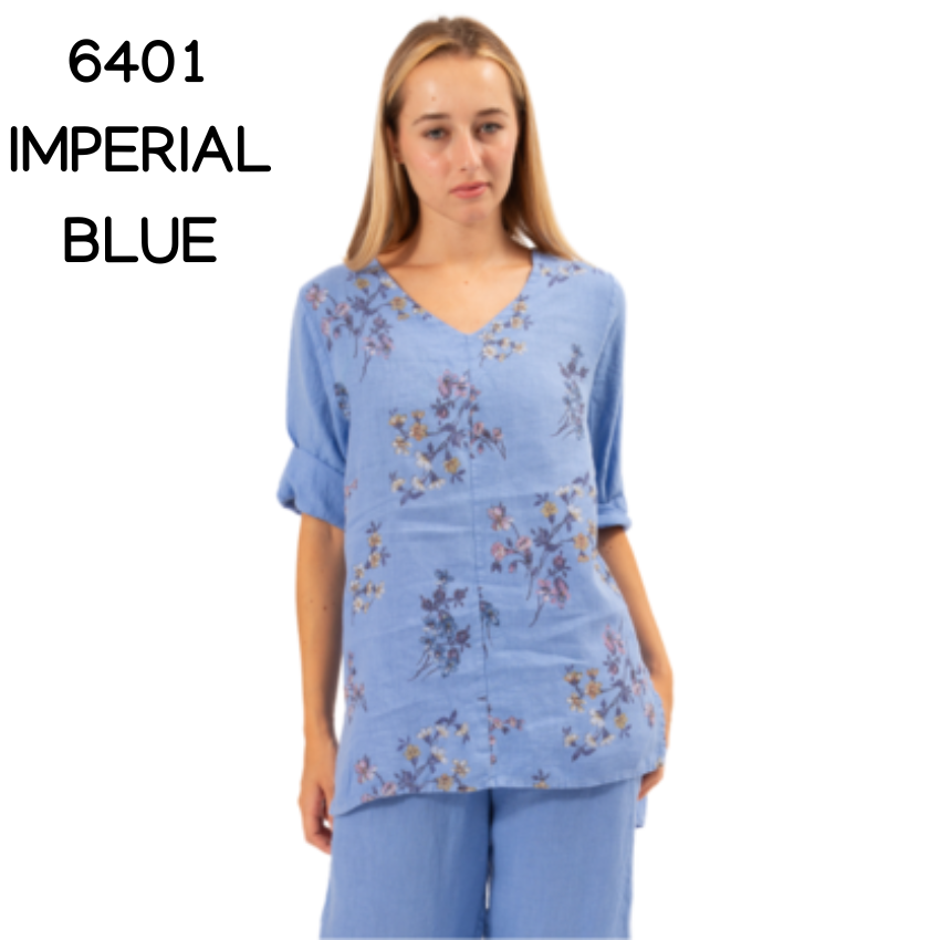 ITALIAN LINEN TOP
