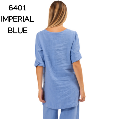 ITALIAN LINEN TOP