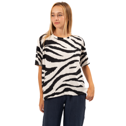 VERA MAY ITALIAN NERO VISCOSE TOP 6405