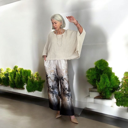 6406 BEIGE ITALIAN COTTON TOP