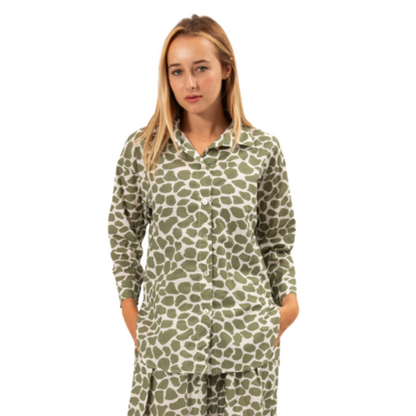 6408 SAGE ITALIAN COTTON TOP