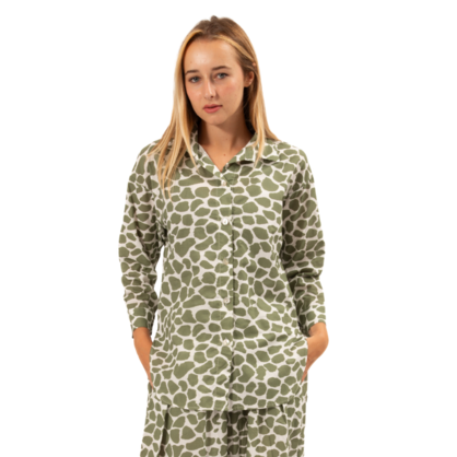 6408 SAGE ITALIAN COTTON TOP