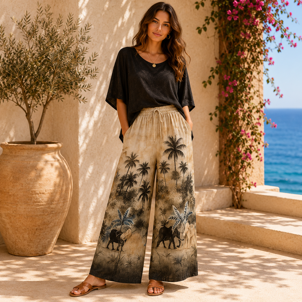 ITALIAN VISCOSE PANT