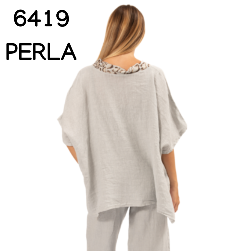 ITALIAN LINEN TOP