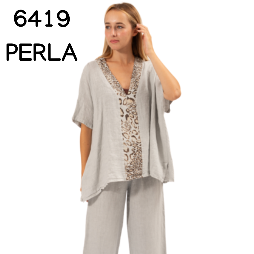 ITALIAN LINEN TOP