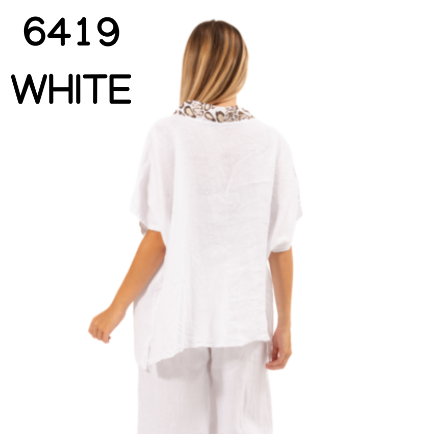 ITALIAN LINEN TOP