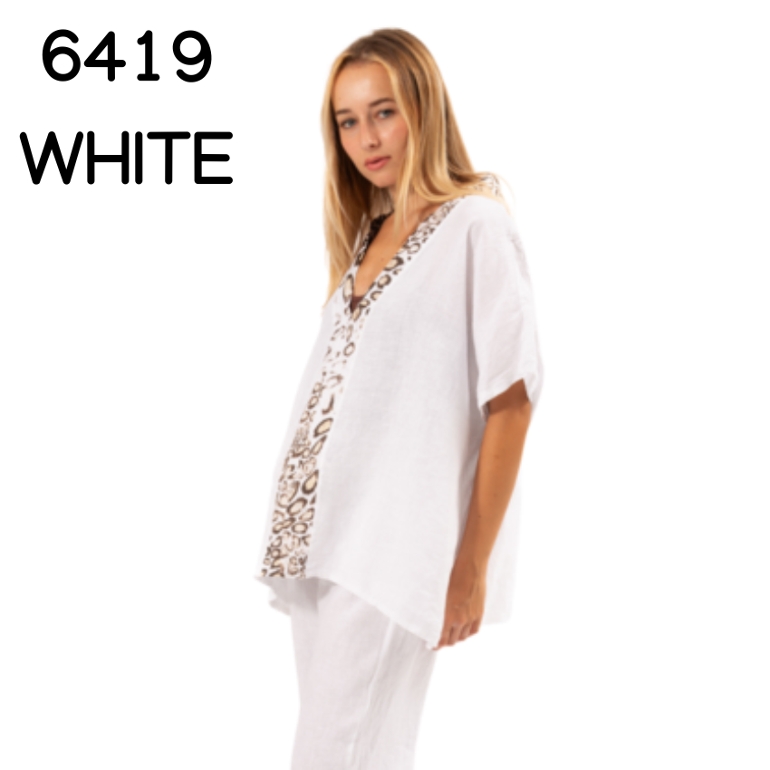 ITALIAN LINEN TOP