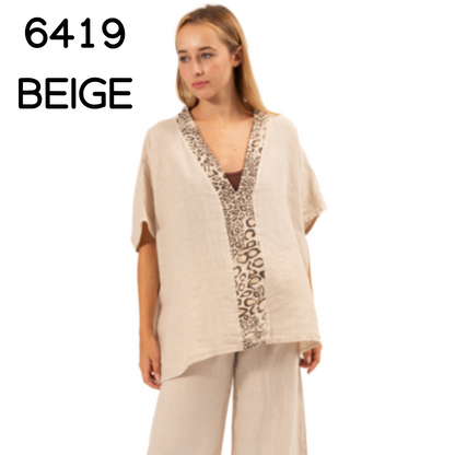 ITALIAN LINEN TOP