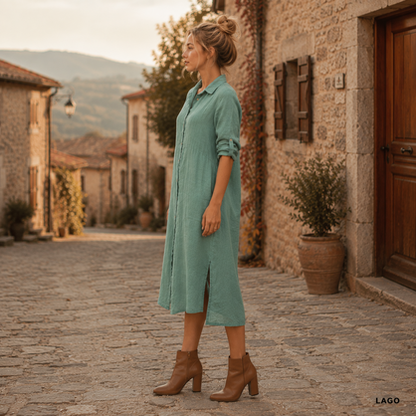 Vera May Italian Linen Lago Dress 6423