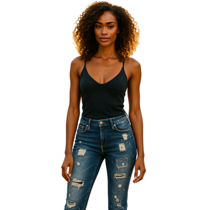 Vera May Italian Denim Jeans 7281