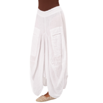 VERA MAY BIANCO ITALIAN LINEN SKIRT 6429