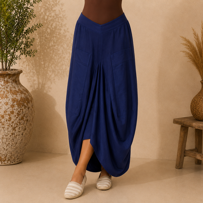 ITALIAN LINEN SKIRT (6429)