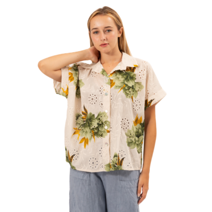 6431 SAGE ITALIAN COTTON TOP