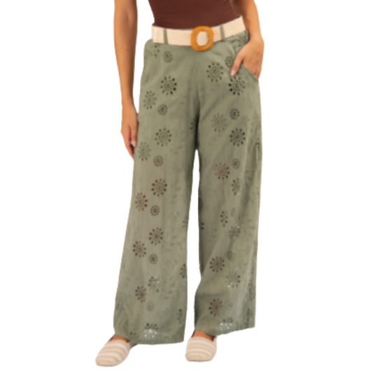 6432 SAGE ITALIAN COTTON PANT