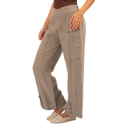Vera May Italian Linen Fango Pant 6434