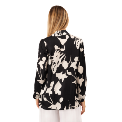 VERA MAY ITALIAN BLACK VISCOSE TOP 6449