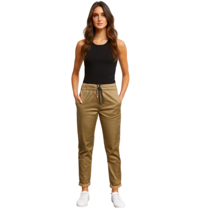 VERA MAY ITALIAN GOLD VISCOSE PANT 6526