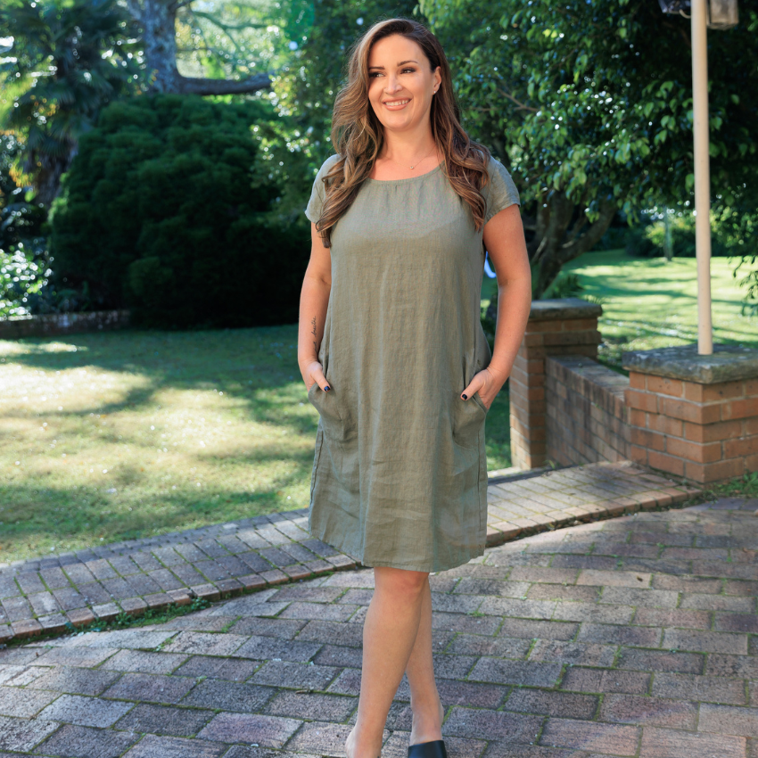 ITALIAN LINEN DRESS