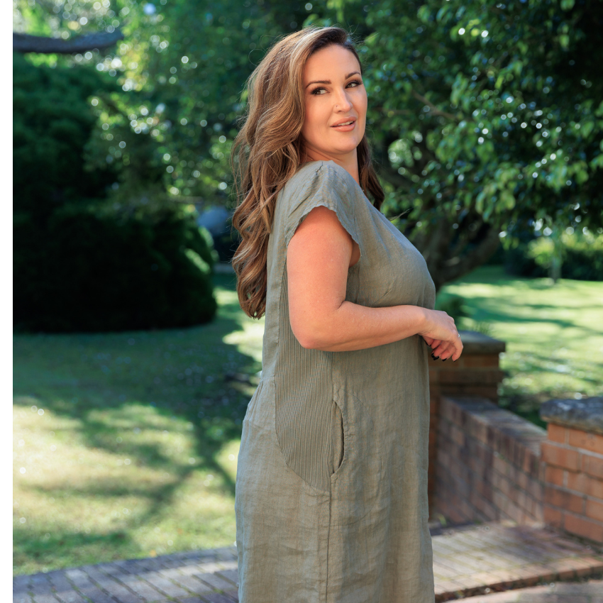 ITALIAN LINEN DRESS