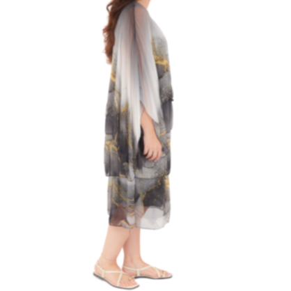 VERA MAY NERO ITALIAN SILK DRESS 6573