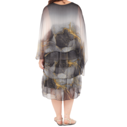 VERA MAY NERO ITALIAN SILK DRESS 6573