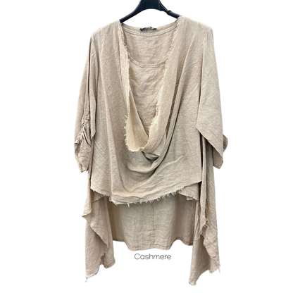 ITALIAN LINEN TOP