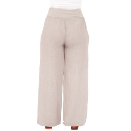 Vera May Italian Linen Fango Pant 6649