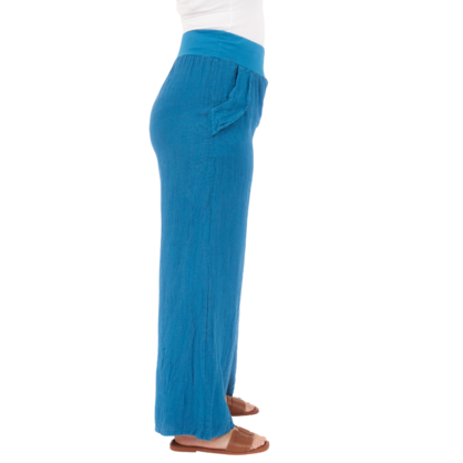 Vera May Italian Linen Prussia Pant 6649