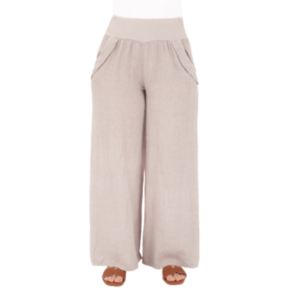 Vera May Italian Linen Fango Pant 6649