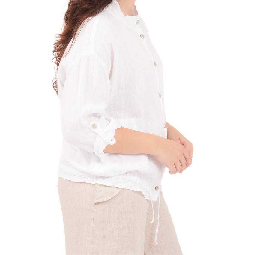 ITALIAN LINEN TOP (S)