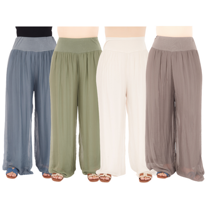 SILK PANT ITALY (S)