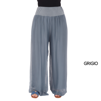 SILK PANT ITALY (S)