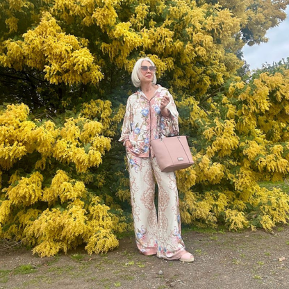 6659/66572 ROSE ITALIAN VISCOSE SET