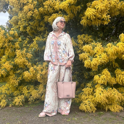 6659/66572 ROSE ITALIAN VISCOSE SET