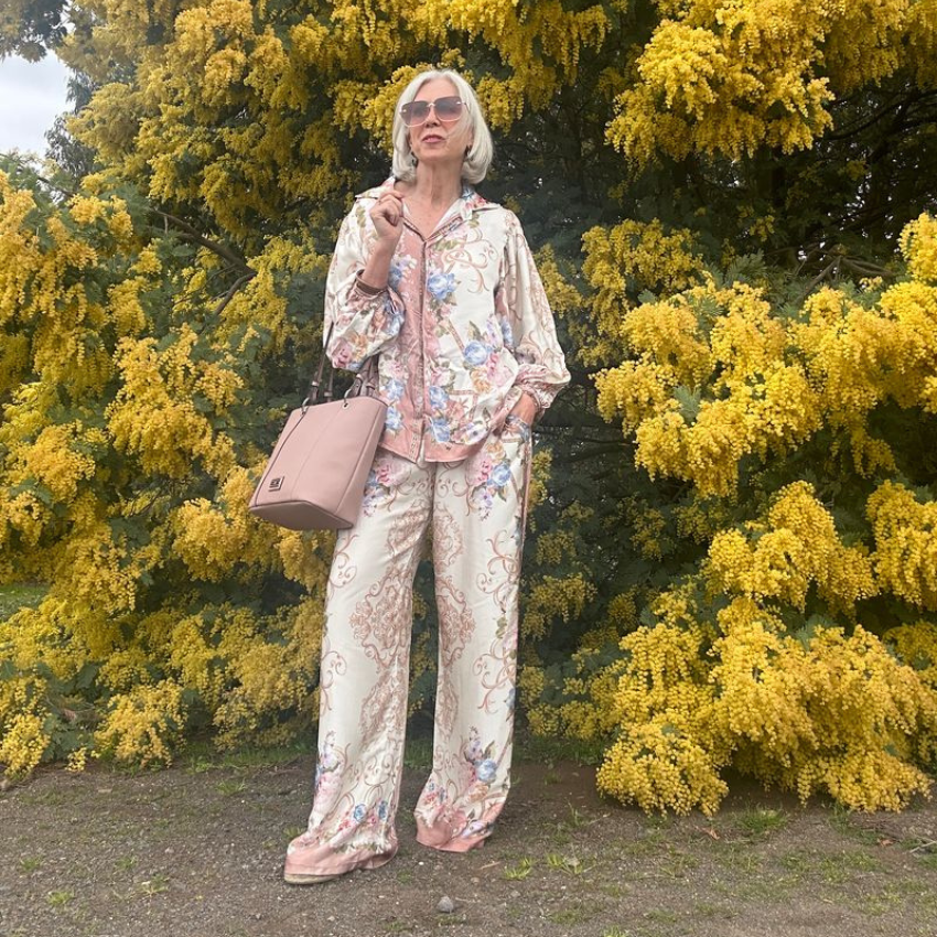 6659/66572 ROSE ITALIAN VISCOSE SET