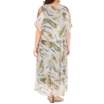 VERA MAY MILITARE ITALIAN SILK DRESS 66641
