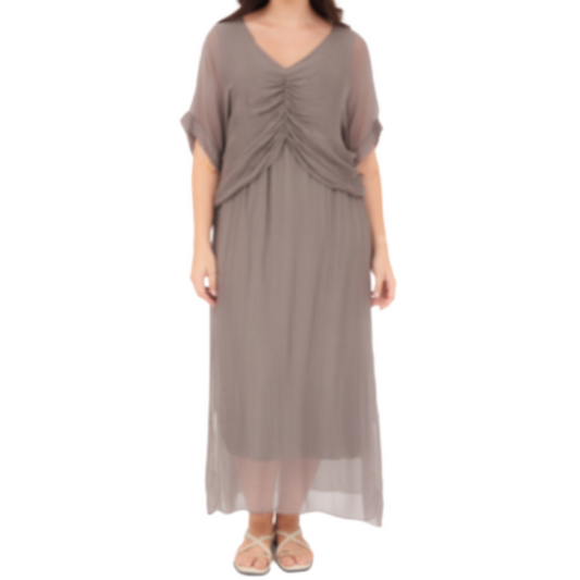 VERA MAY FANGO ITALIAN SILK DRESS 6664