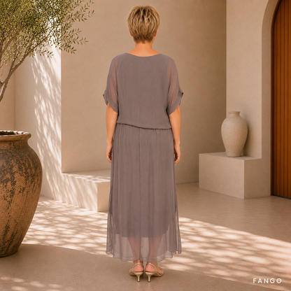 VERA MAY FANGO ITALIAN SILK DRESS 6664