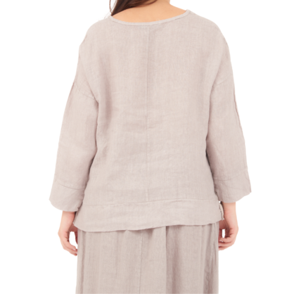 6671 FANGO LINEN TOP