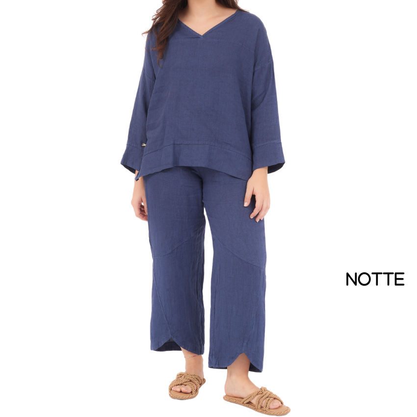 LINEN TOP ITALY (S)