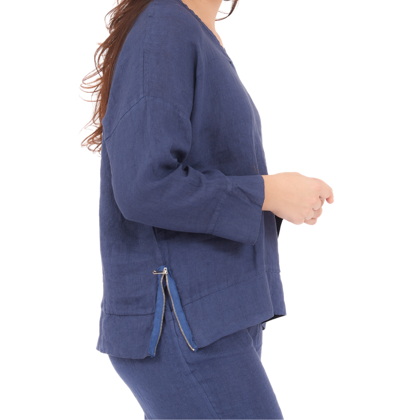 LINEN TOP ITALY (S)