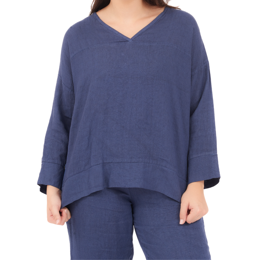 LINEN TOP ITALY (S)