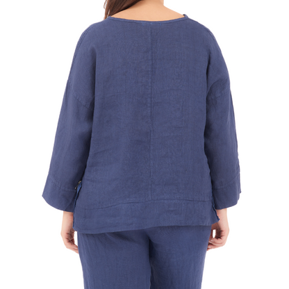 LINEN TOP ITALY (S)