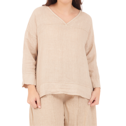 LINEN TOP ITALY (S)