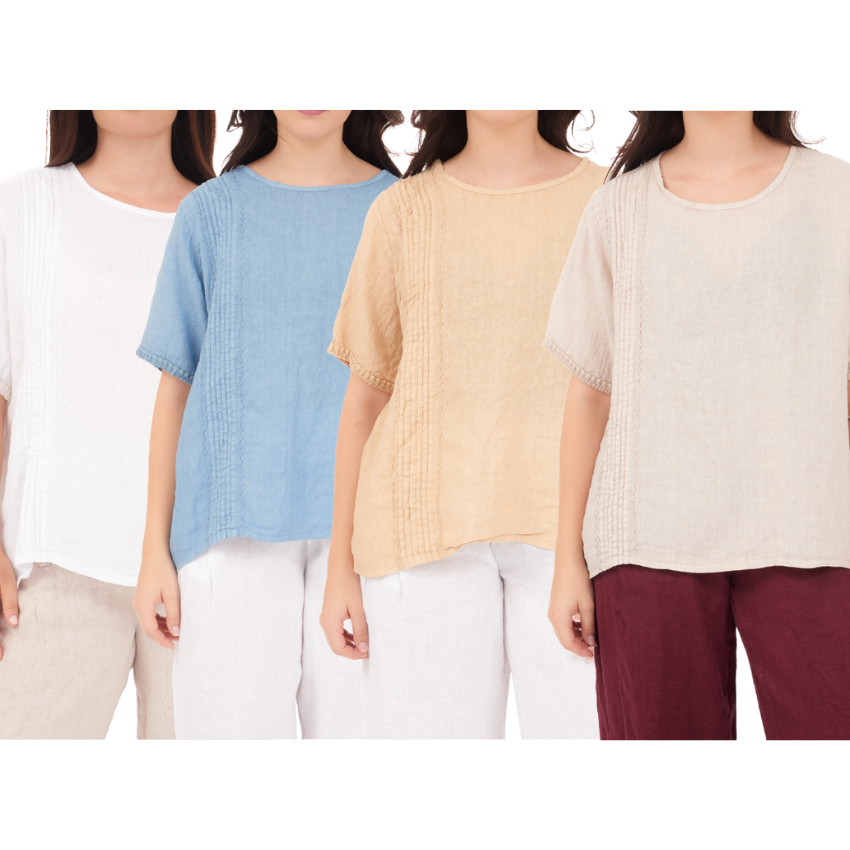 ITALIAN LINEN TOP(N)